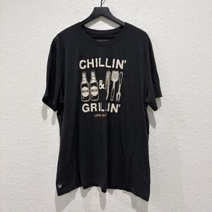 Life Is Good Chillin & Grillin Crusher Lite Tee Men's Size Xxl Shirt Sleeve